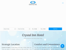 Tablet Screenshot of crystalinn-hotel.com